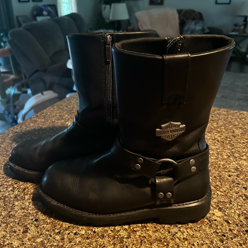 Harley-Davidson Black Leather Footwear